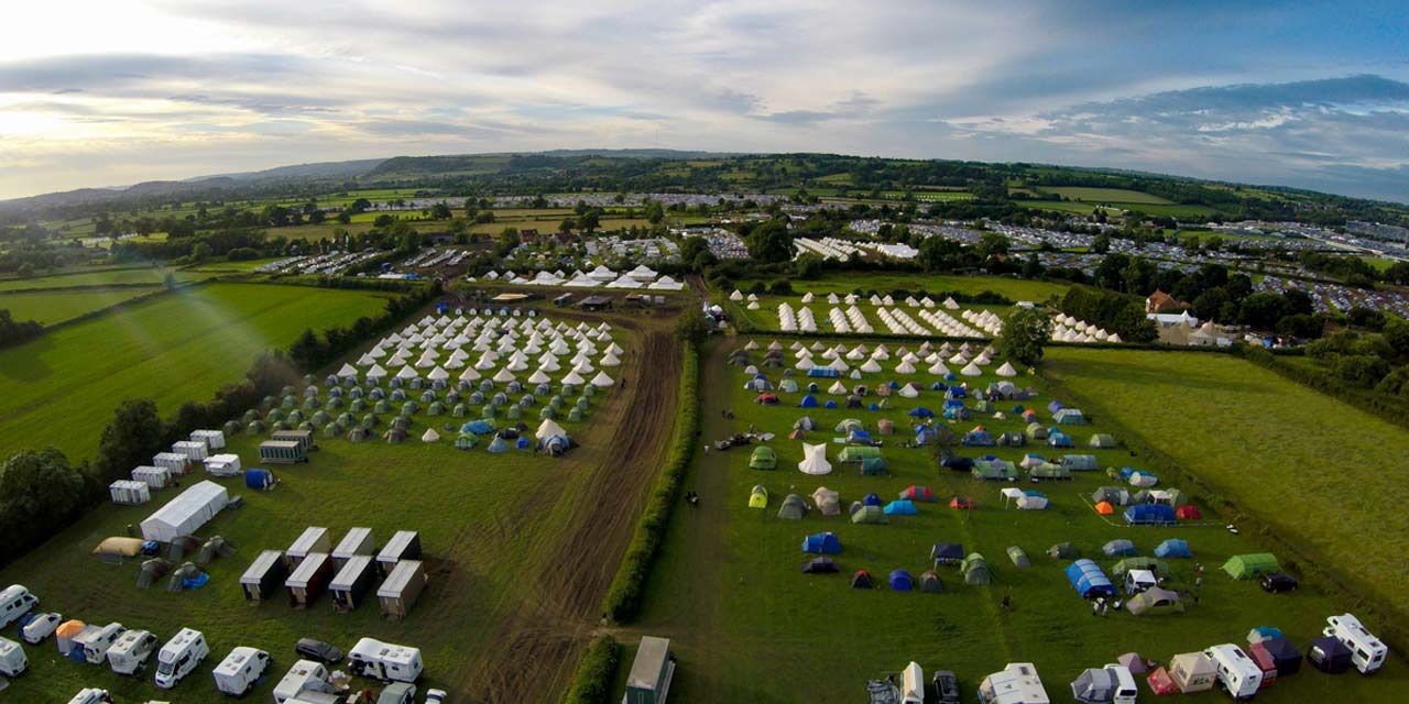 Offsite Camping & during Glastonbury 2019 Willow Meadows